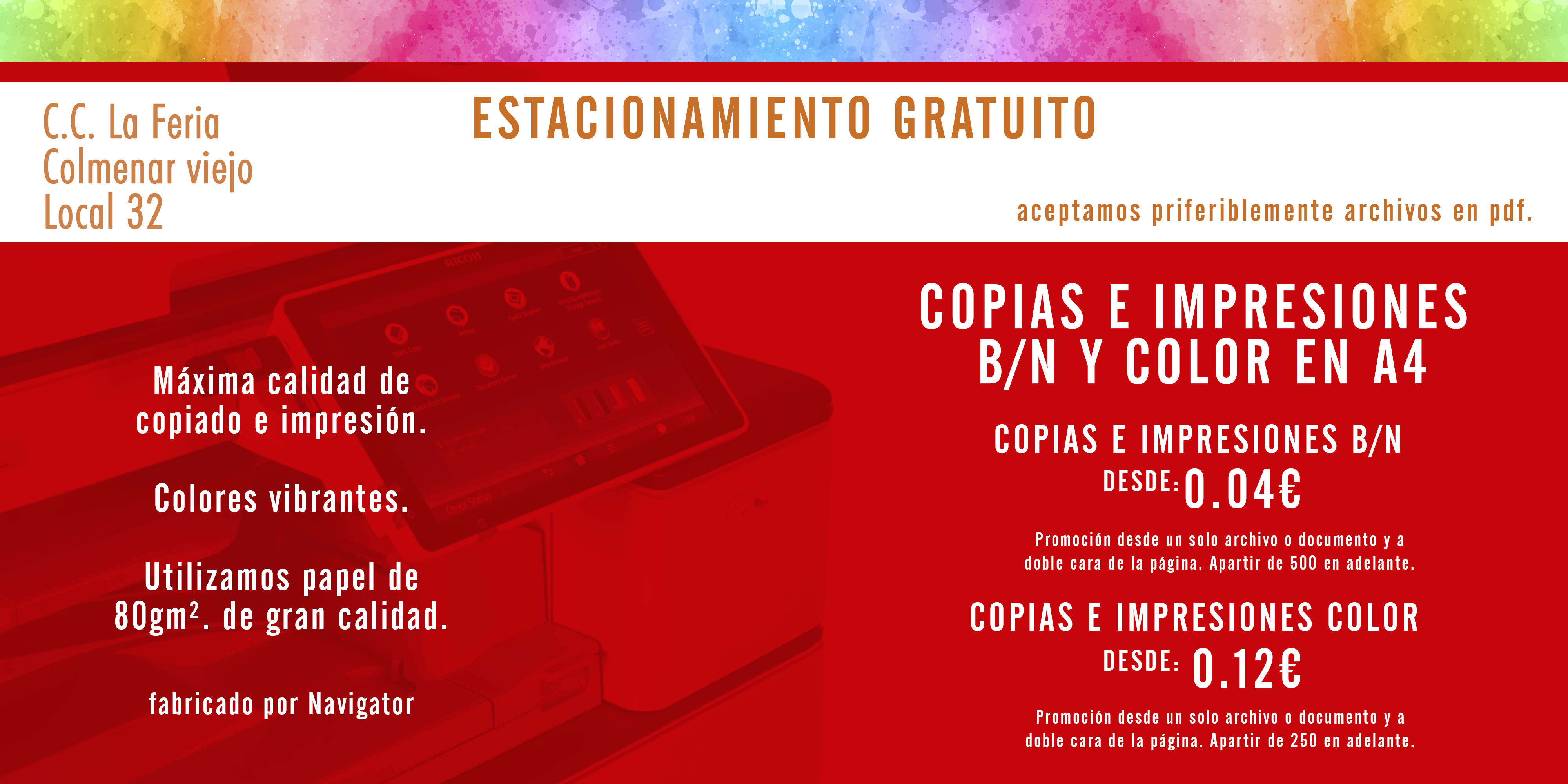 Encabezado de la web